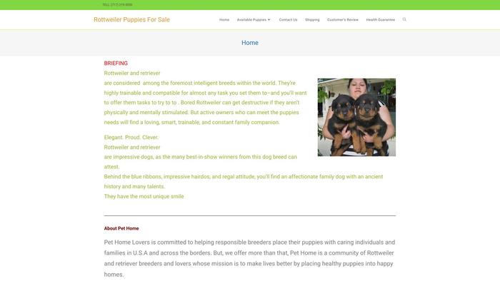 Getyourpuppies.com - Rottweiler Puppy Scam Review