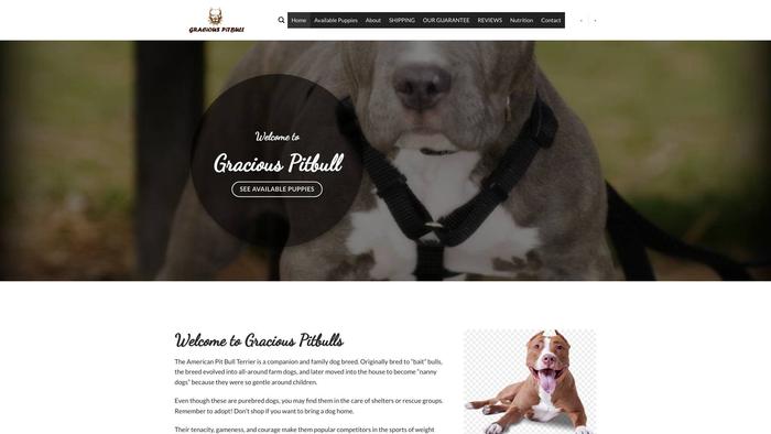 Graciouspitbull.com - Pit Bull Puppy Scam Review