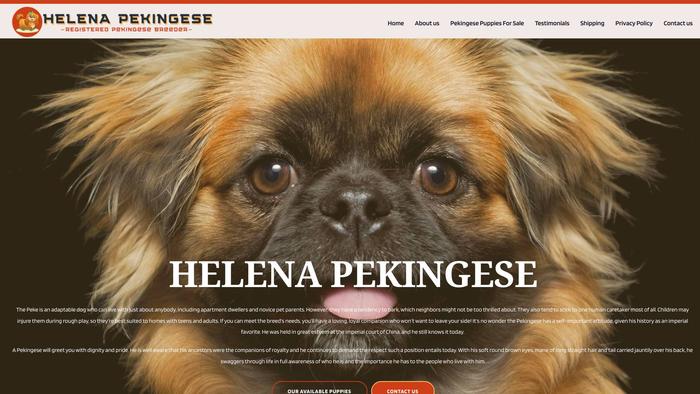 Helenapekingesehome.com - Pekingese Puppy Scam Review