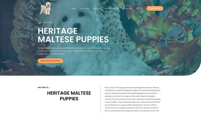 Heritagemaltesepuppies.com - Maltese Puppy Scam Review