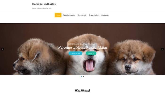 Homeraisedakitasforsale.com - Akita Puppy Scam Review