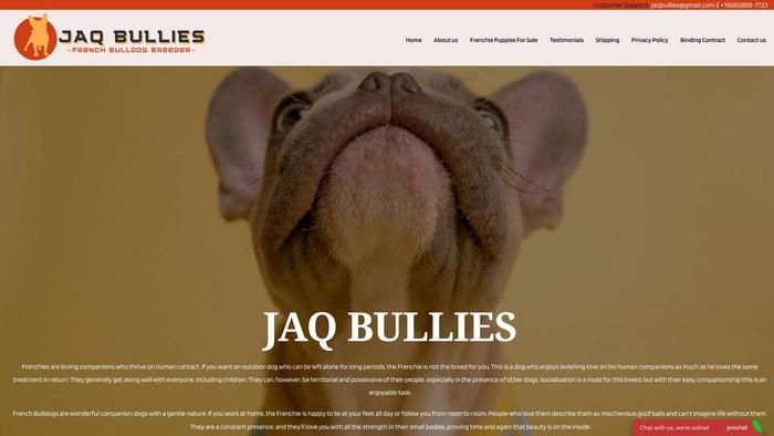 Jaqbullies.com - French Bulldog Puppy Scam Review