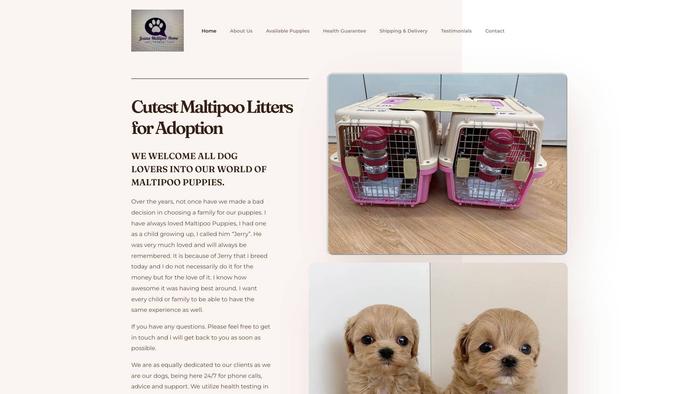 Joanamaltipoolitters.com - Maltipoo Puppy Scam Review