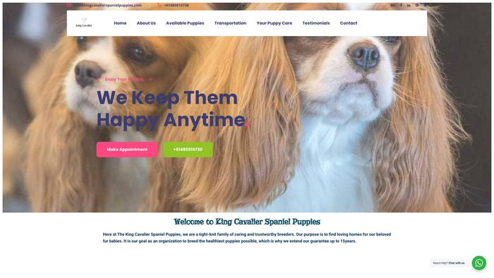 Kingcavalierspanielpuppies.com - Cavalier King Charles Spaniel Puppy Scam Review