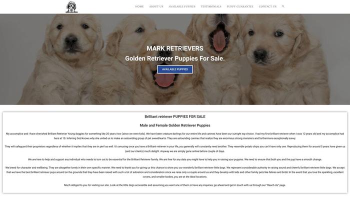 Markretrievers.com - Golden Retriever Puppy Scam Review