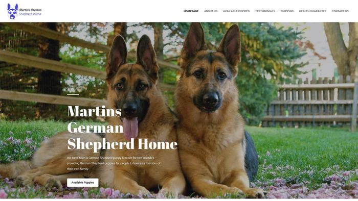 Martingermanshepherdhome.com - Germanshepherd Puppy Scam Review