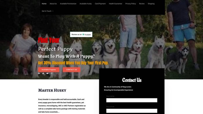 Masterhusky.com - Husky Puppy Scam Review