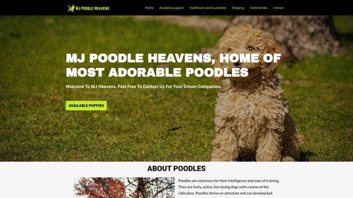 Mjpoodleheavens.com - Poodle Puppy Scam Review