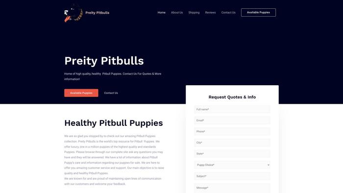 Preitypitbulls.com - Pit Bull Puppy Scam Review