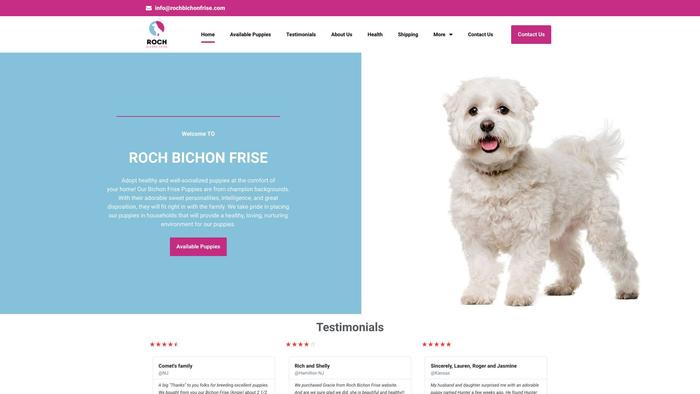 Rochbichonfrise.com - Bichon Frise Puppy Scam Review