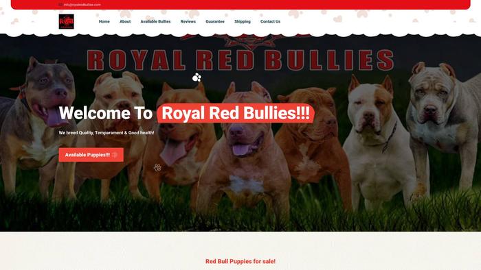 Royalredbullies.com - French Bulldog Puppy Scam Review