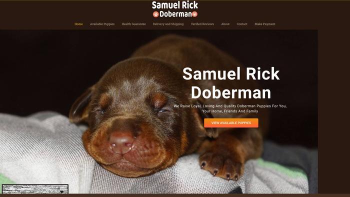 Samuelrickdoberman.com - Doberman Pinscher Puppy Scam Review