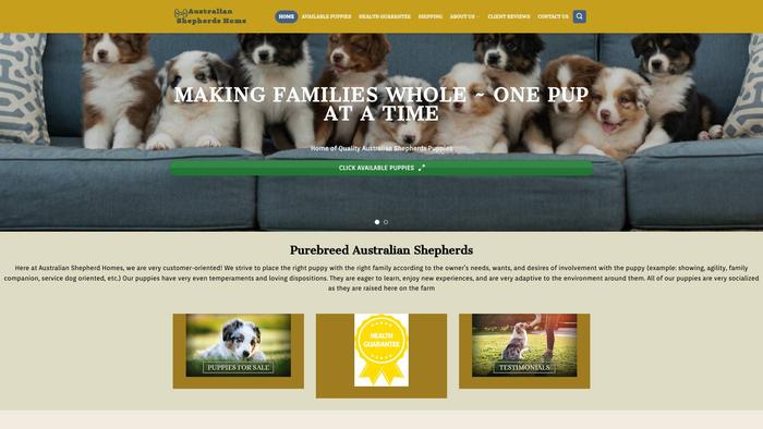 Autralianshepardhomes.com - Australian Shepherd Puppy Scam Review