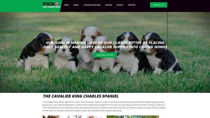 Byronkingcharleshome.com - Cavalier King Charles Spaniel Puppy Scam Review