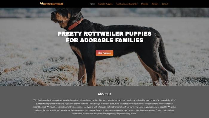 Certifiedrottweilerpups.com - Rottweiler Puppy Scam Review