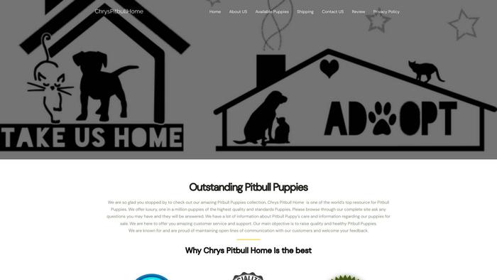 Chryspitbullhome.com - Pit Bull Puppy Scam Review