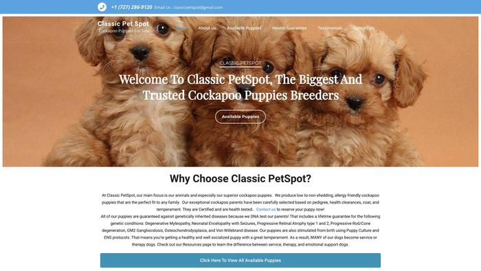 Classicpetspot.com - Cockapoo Puppy Scam Review