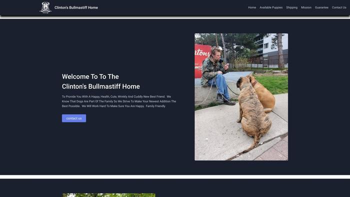 Clintonbullmastiff.com - Bull Mastiff Puppy Scam Review