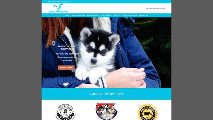 Comelypomskypups.com - Pomeranian Puppy Scam Review