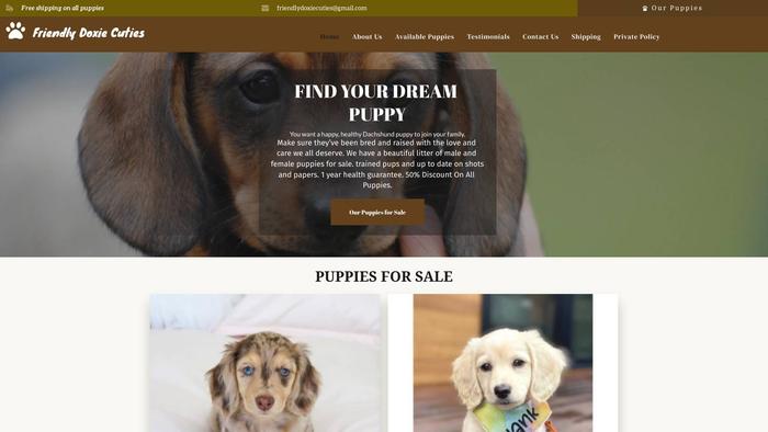 Friendlydoxiecuties.com - Dachshund Puppy Scam Review