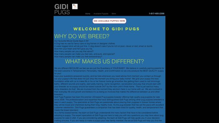 Gidipugs.site - Pug Puppy Scam Review