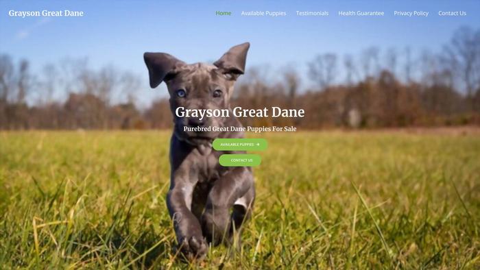 Greatdanegrayson.com - Great Dane Puppy Scam Review