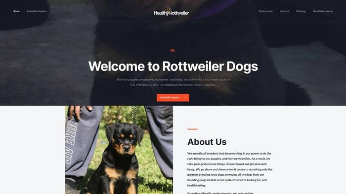 Healthyrottweilerdogs.com - Rottweiler Puppy Scam Review