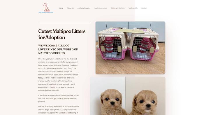 Joanamaltipoohome.com - Maltipoo Puppy Scam Review