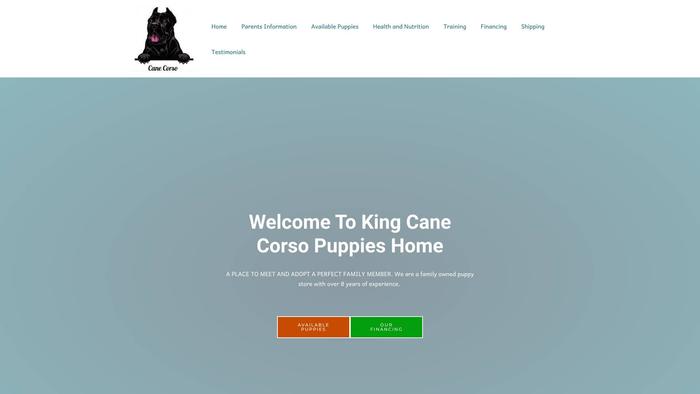 Kingcanecorsopuppies.com - Cane Corso Puppy Scam Review