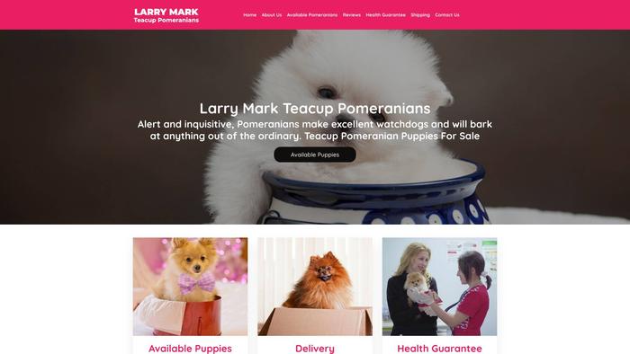 Larrymarkteacuppomeranians.com - Pomeranian Puppy Scam Review