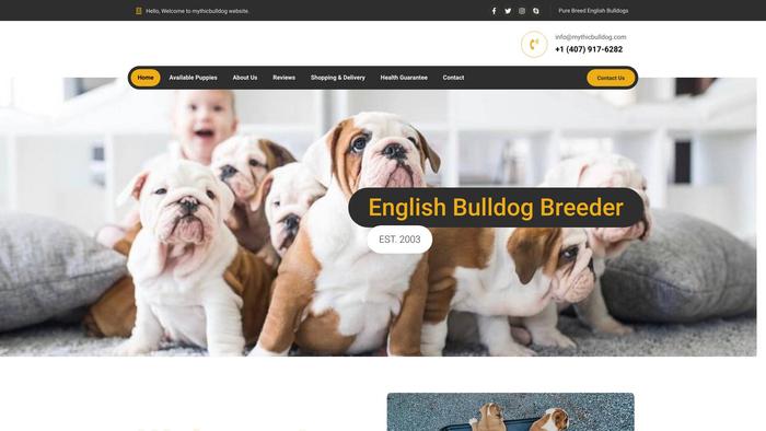 Mythicbulldog.com - Bulldog Puppy Scam Review