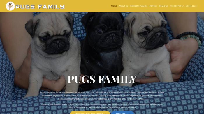 Pugsfamily.com - Pug Puppy Scam Review