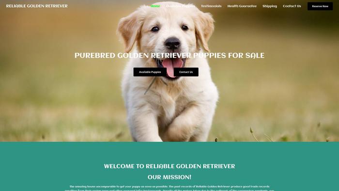 Reliablegoldenretriever.com - Golden Retriever Puppy Scam Review