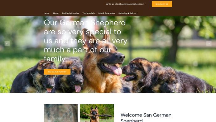 Sangermanshepherd.com - Germanshepherd Puppy Scam Review