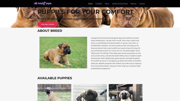 Smartenglishmastiffpuppies.com - Tibetan Mastiff Puppy Scam Review