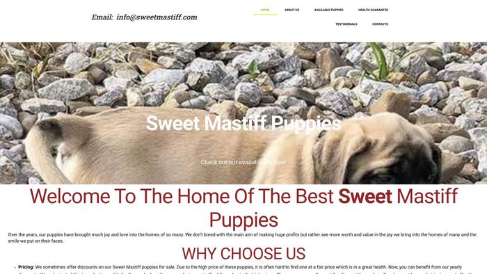 Sweetmastiff.com - Tibetan Mastiff Puppy Scam Review