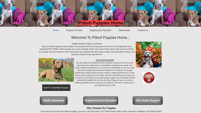 Usapurepuppies.com - Pit Bull Puppy Scam Review