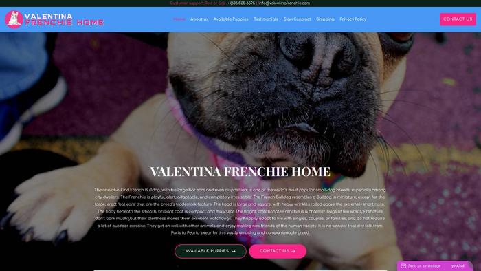 Valentinafrenchiehome.com - French Bulldog Puppy Scam Review