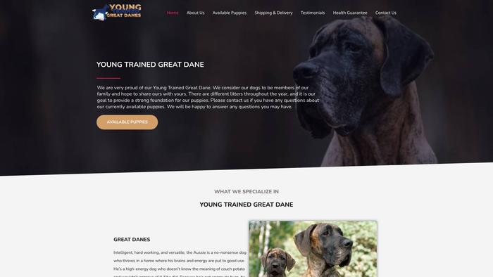 Youngtrainedgreatdane.com - Great Dane Puppy Scam Review