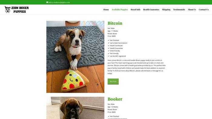 Zionboxerpuppies.com - Boxer Puppy Scam Review