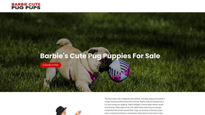 Barbiecutepugpups.com - Pug Puppy Scam Review