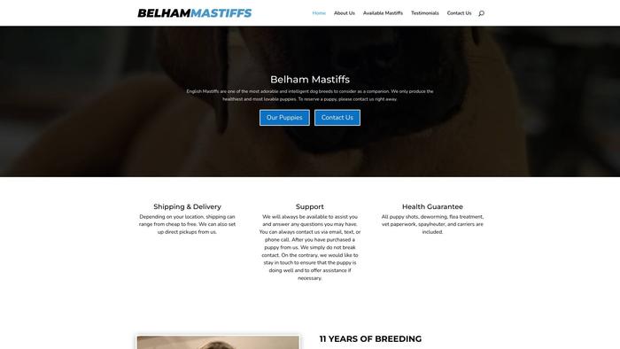 Belhammastiffs.com - Tibetan Mastiff Puppy Scam Review