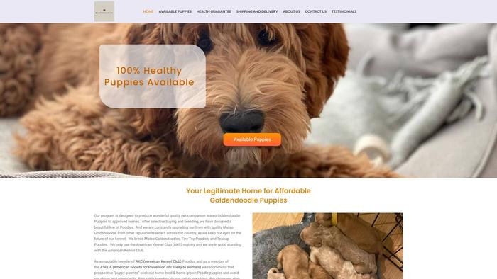 Mateominigoldendoodle.com - Golden Doodle Puppy Scam Review