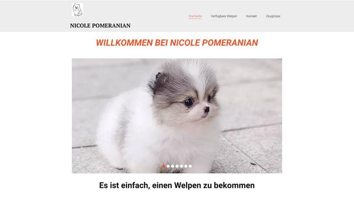 Nicolepomeranian.net - Pomeranian Puppy Scam Review