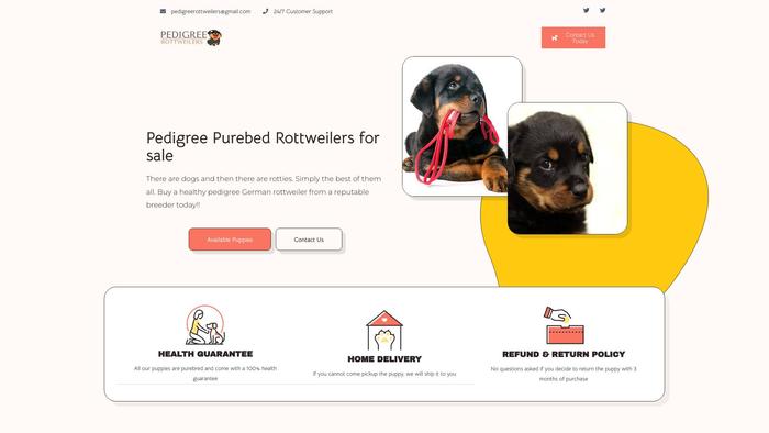 Pedigreerottweilers.com - Rottweiler Puppy Scam Review