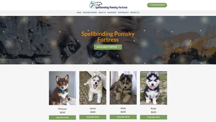 Spellbindingpomskyfortress.com - Pomeranian Puppy Scam Review