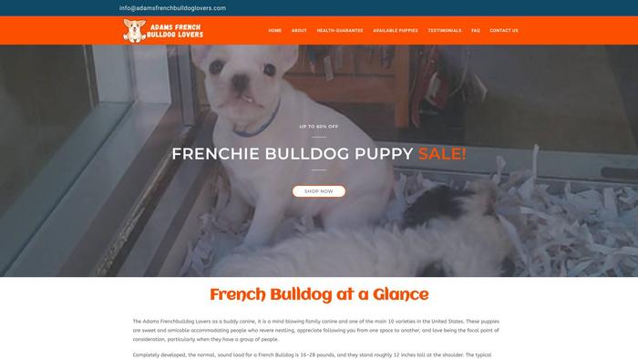 Adamsfrenchbulldoglovers.com - French Bulldog Puppy Scam Review