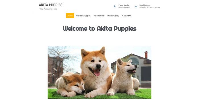 Akitaspupsforsale.com - Akita Puppy Scam Review