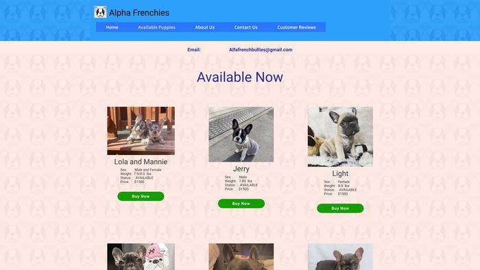 Alphafrenchies.com - French Bulldog Puppy Scam Review