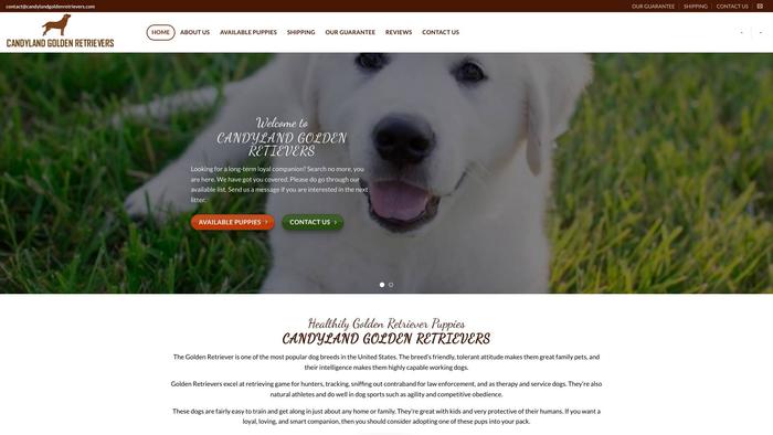 Candylandgoldenretrievers.com - Golden Retriever Puppy Scam Review